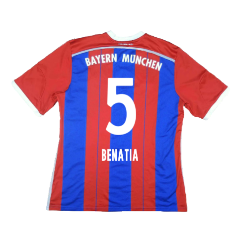 Bayern Munich 2014-15 Home Shirt (S) (Excellent) (Benatia 5)