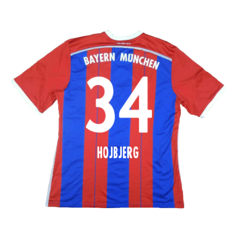 Bayern Munich 2014-15 Home Shirt (S) (Excellent) (Hojbjerg 34)