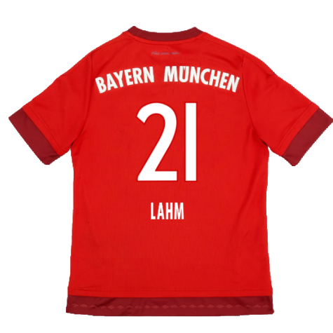 Bayern Munich 2015-16 Home Shirt (S) (Good) (Lahm 21)