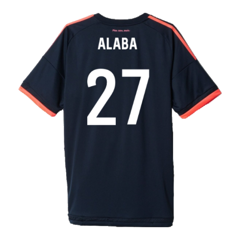 Bayern Munich 2015-16 Third Shirt ((Excellent) S) (Alaba 27)