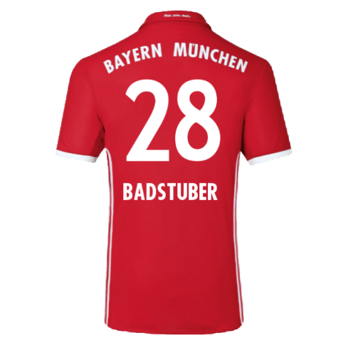 Bayern Munich 2016-17 Home Shirt (Excellent) (Badstuber 28)