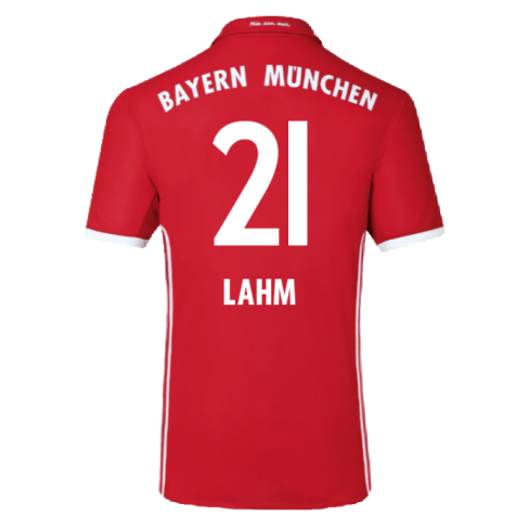 Bayern Munich 2016-17 Home Shirt (Excellent) (Lahm 21)