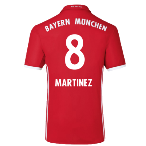 Bayern Munich 2016-17 Home Shirt (Excellent) (Martinez 8)