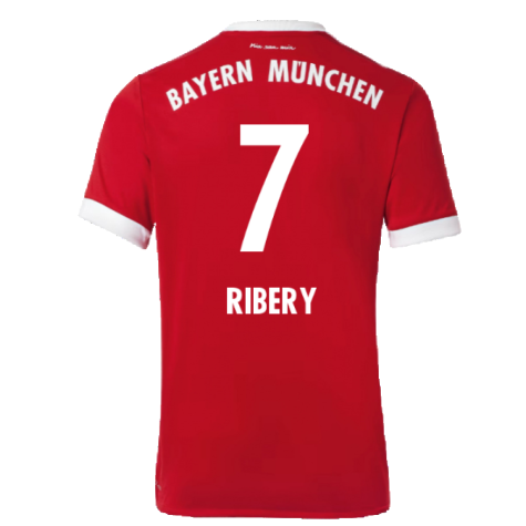 Bayern Munich 2017-18 Home Shirt (Excellent) (Ribery 7)