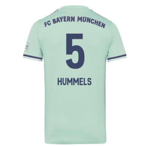 Bayern Munich 2018-19 Away Shirt (Excellent) (Hummels 5)