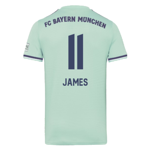 Bayern Munich 2018-19 Away Shirt (Excellent) (James 11)