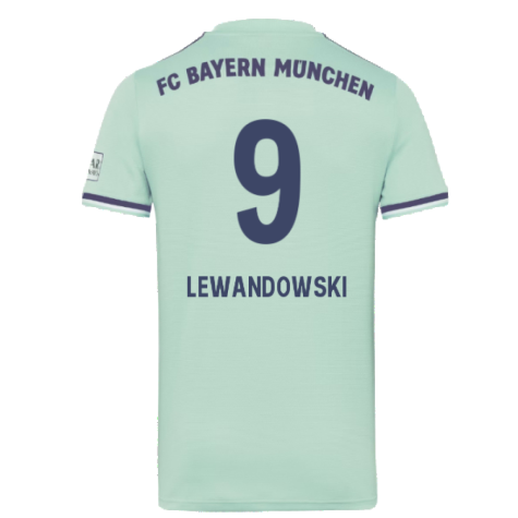 Bayern Munich 2018-19 Away Shirt (Excellent) (Lewandowski 9)