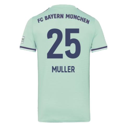 Bayern Munich 2018-19 Away Shirt (Excellent) (Muller 25)