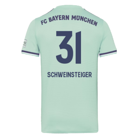 Bayern Munich 2018-19 Away Shirt (Excellent) (Schweinsteiger 31)