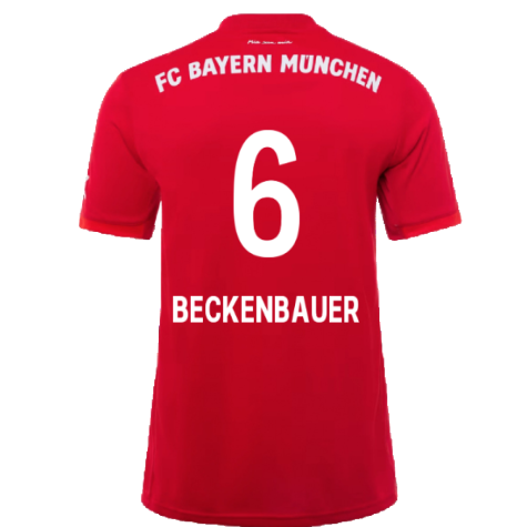 Bayern Munich 2019-20 Home Shirt (Mint) (BECKENBAUER 6)