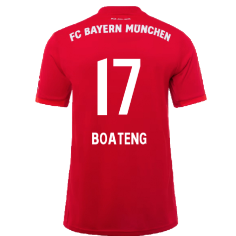 Bayern Munich 2019-20 Home Shirt (Mint) (BOATENG 17)