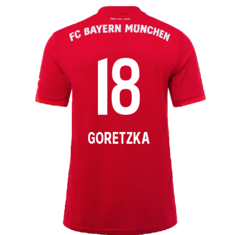 Bayern Munich 2019-20 Home Shirt (Mint) (GORETZKA 18)