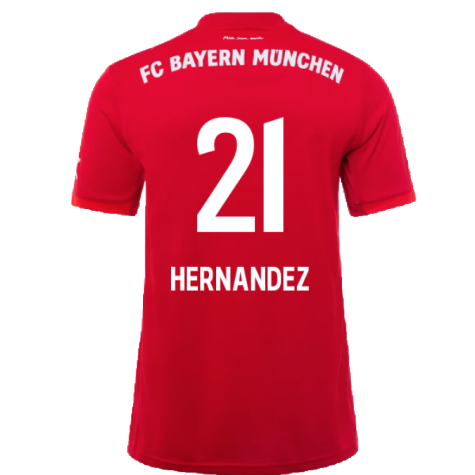 Bayern Munich 2019-20 Home Shirt (Mint) (Hernandez 21)