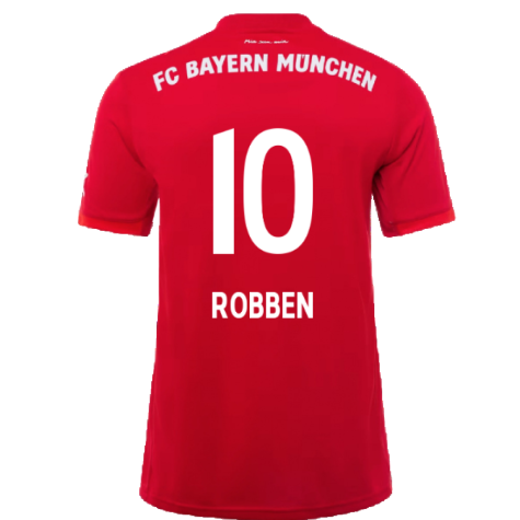 Bayern Munich 2019-20 Home Shirt (Mint) (ROBBEN 10)