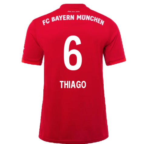 Bayern Munich 2019-20 Home Shirt (Mint) (THIAGO 6)