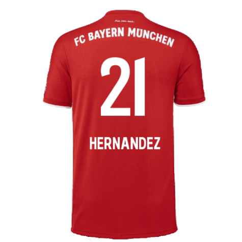 Bayern Munich 2020-21 Home Shirt (L) (Mint) (HERNANDEZ 21)