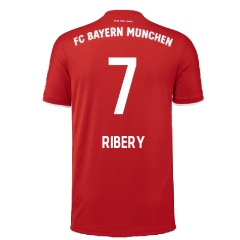 Bayern Munich 2020-21 Home Shirt (L) (Mint) (RIBERY 7)