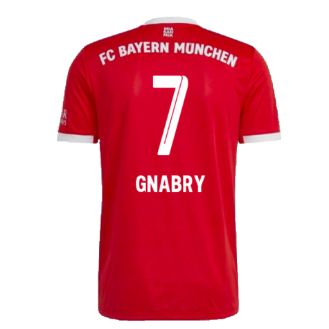 Bayern Munich 2022-23 Home Shirt (M) (GNABRY 7) (Excellent)