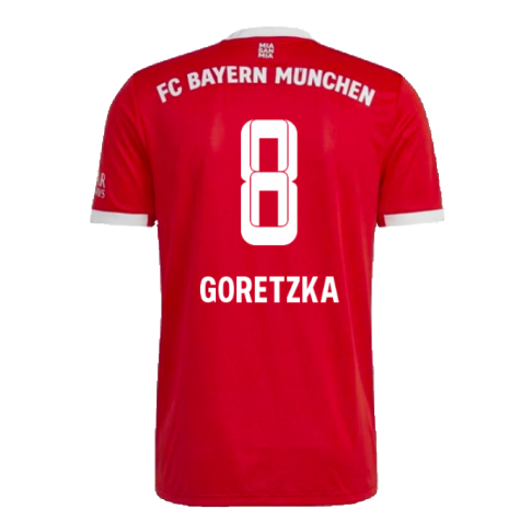 Bayern Munich 2022-23 Home Shirt (M) (GORETZKA 8) (Excellent)