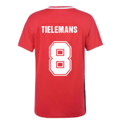 Belgium 2021 Polyester T-Shirt (Red) (TIELEMANS 8)