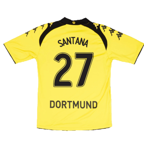 Borussia Dortmund 2009-10 Home Shirt (Very Good) (Santana 27)