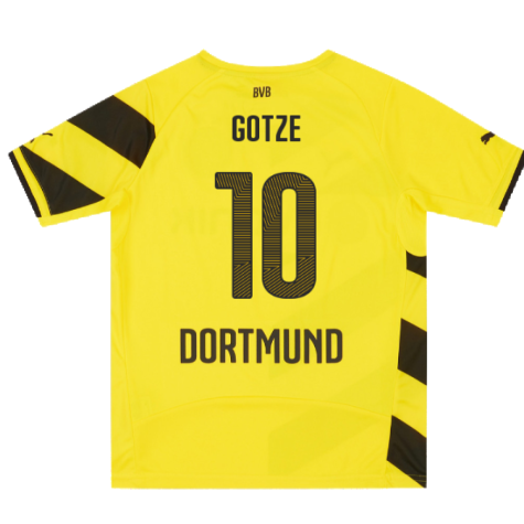 Borussia Dortmund 2014-15 Home Shirt (2XLB) (Good) (Gotze 10)