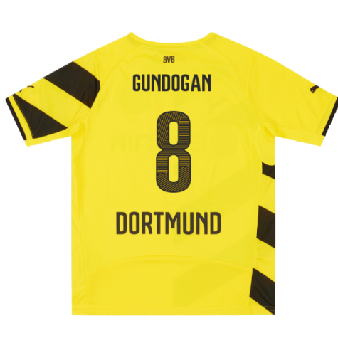 Borussia Dortmund 2014-15 Home Shirt (2XLB) (Good) (Gundogan 8)