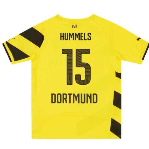 Borussia Dortmund 2014-15 Home Shirt (2XLB) (Good) (Hummels 15)