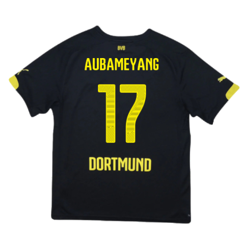 Borussia Dortmund 2014-16 Away Shirt (M) (Very Good) (Aubameyang 17)