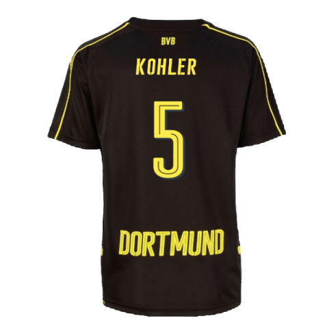 Borussia Dortmund 2016-17 Away Shirt (M) (Excellent) (Kohler 5)