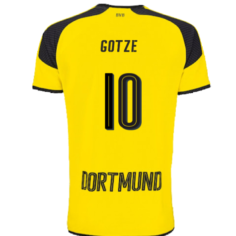 Borussia Dortmund 2016-17 Champions League Home Shirt (Excellent) (Gotze 10)