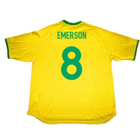 Brazil 2000-02 Home Shirt (L) (Excellent) (Emerson 8)