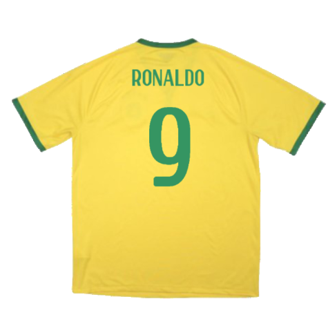 Brazil 2014-15 Home Shirt (Excellent) (Ronaldo 9)