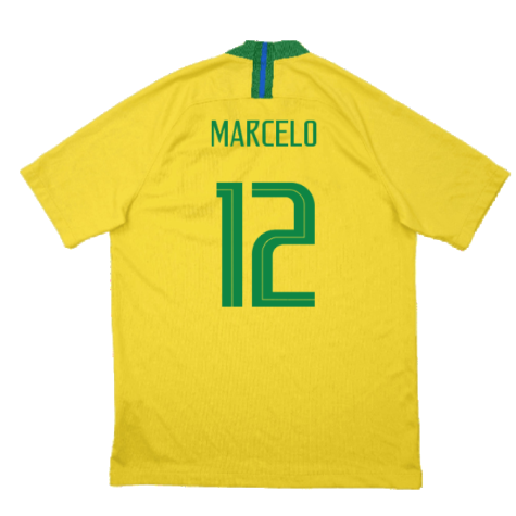 Brazil 2018-19 Home Shirt (M) (Excellent) (Marcelo 12)