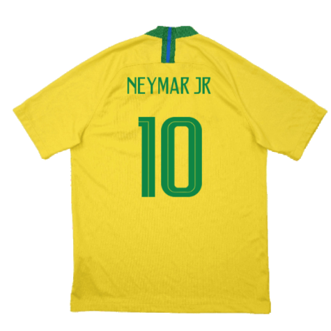 Brazil 2018-19 Home Shirt (M) (Excellent) (Neymar Jr 10)