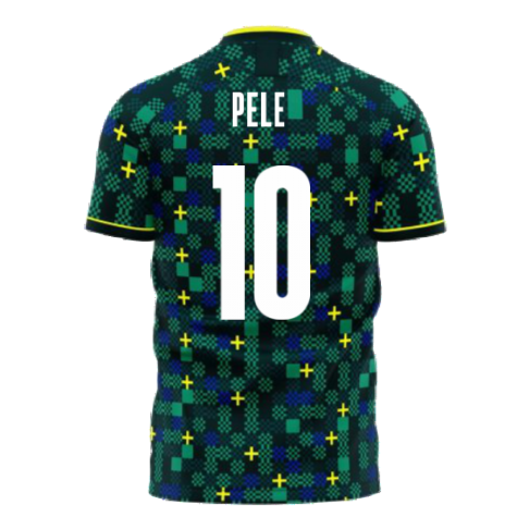 Brazil 2024-2025 Third Concept Football Kit (Libero) (PELE 10)