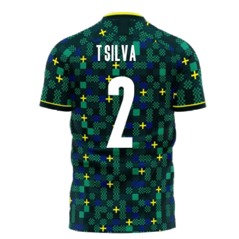 Brazil 2024-2025 Third Concept Football Kit (Libero) (T.SILVA 2)