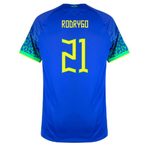 Brazil 2022-23 Away Shirt (XSB) (Mint) (Rodrygo 21)