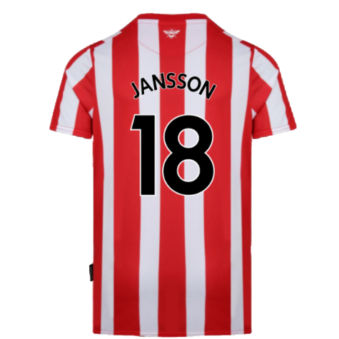 Brentford 2021-23 Home Shirt (3XL) (Mint) (JANSSON 18)