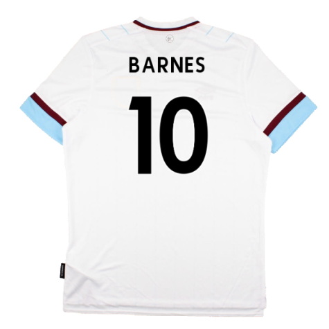 Burnley 2021-22 Away Shirt (Sponsorless) (S) (Mint) (BARNES 10)