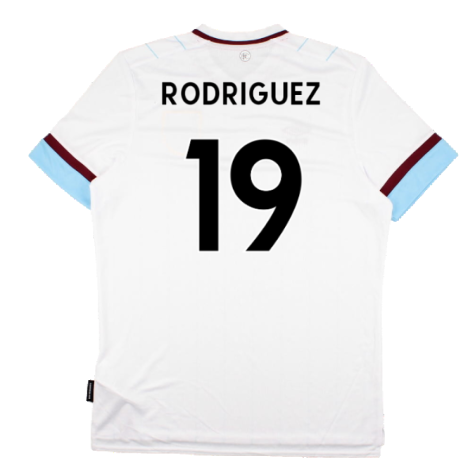 Burnley 2021-22 Away Shirt (Sponsorless) (XL) (Mint) (RODRIGUEZ 19)