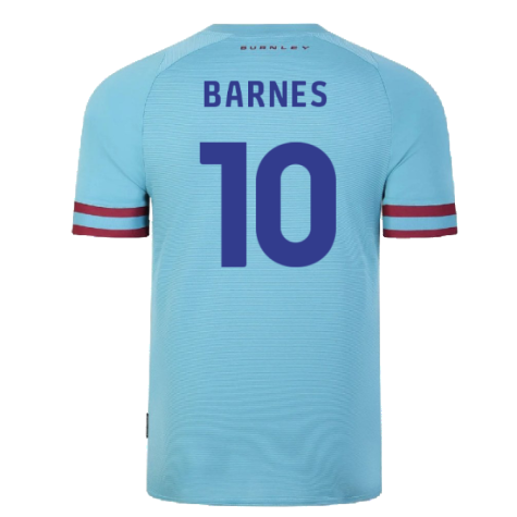 Burnley 2022-23 Away Shirt (Sponsorless) (M) (Mint) (BARNES 10)