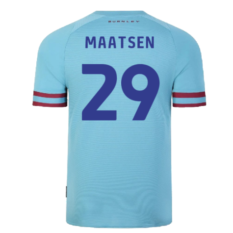 Burnley 2022-23 Away Shirt (Sponsorless) (XXL) (Excellent) (MAATSEN 29)