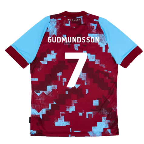 Burnley 2022-23 Home Shirt (XL) (Mint) (GUDMUNDSSON 7)