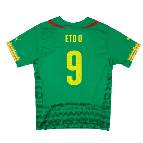 Cameroon 2014-15 Home Shirt (Mint) (Eto O 9)