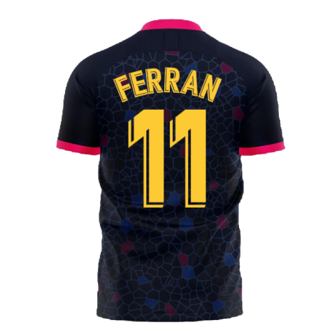 Catalonia 2024-2025 Away Concept Football Kit (Libero) (FERRAN 11)