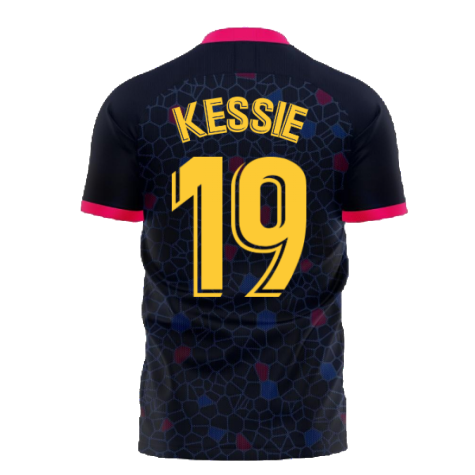 Catalonia 2024-2025 Away Concept Football Kit (Libero) (KESSIE 19)