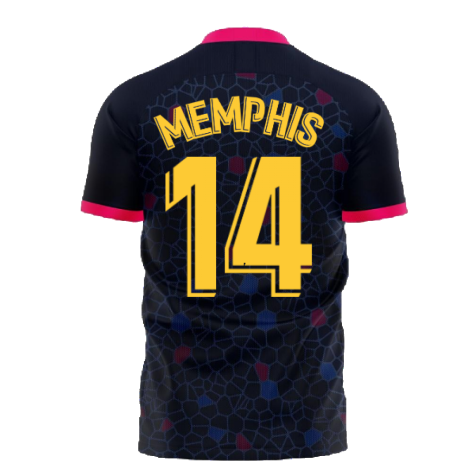 Catalonia 2024-2025 Away Concept Football Kit (Libero) (MEMPHIS 14)