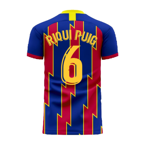 Catalonia 2024-2025 Home Concept Football Kit (Libero) (RIQUI PUIG 6)