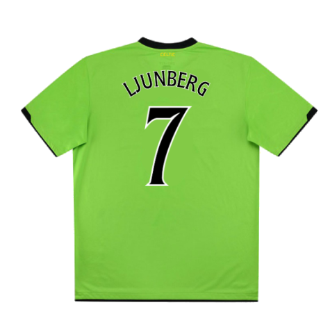 Celtic 2010-11 Away Shirt (XL) (Mint) (Ljunberg 7)